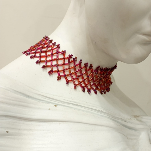 ✨100rs✨Beaded Boho Choker Necklace - Picture 14 of 16